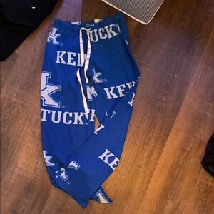 Blue Kentucky Print Pajama Pants